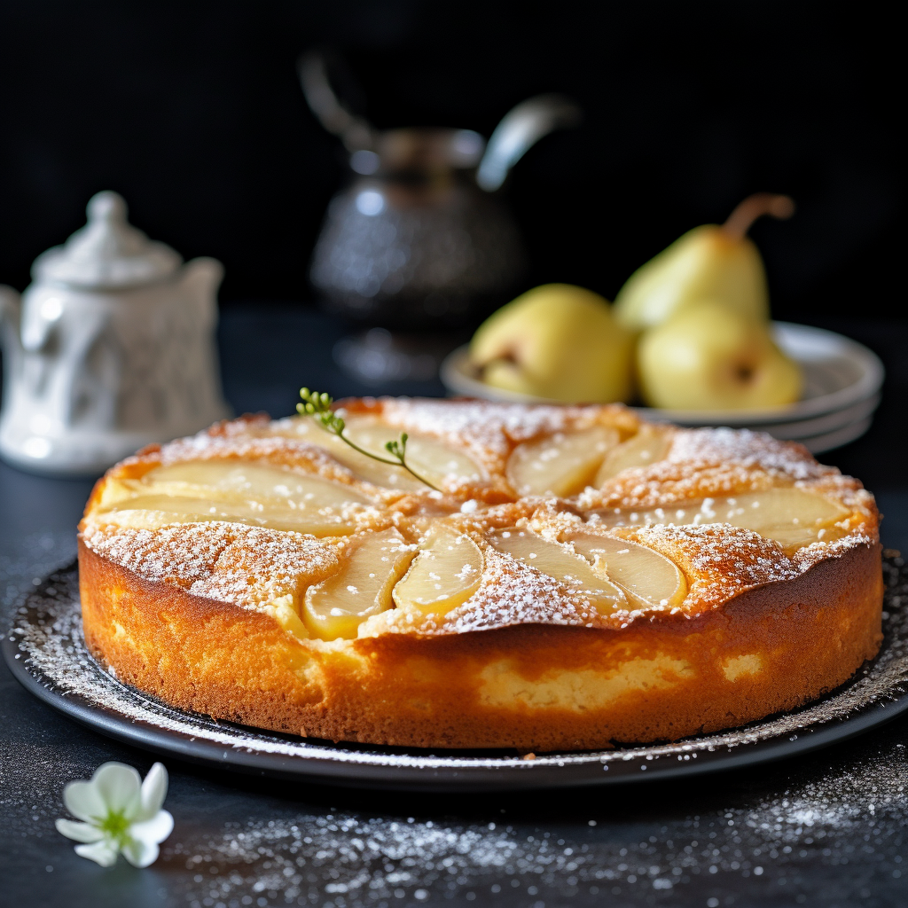 Quick Pear Cake