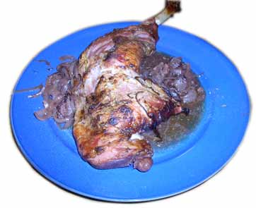 Braised Turkey Leg